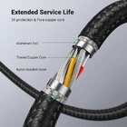 Cabo Usb 3.0 Tipo A Ugreen Macho/fêmea Extensão 1m Preto