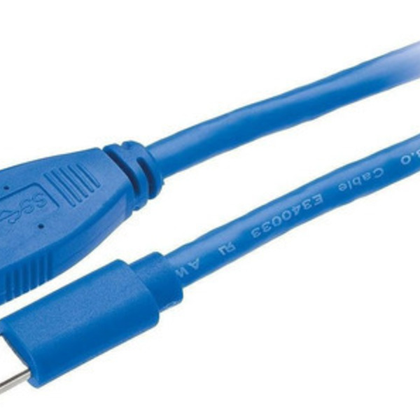 Cabo Usb 3.0 Tipo C X Micro B - 1m Cor Azul