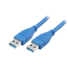 Cabo Usb 3.1 - Usb A Macho + Usb A Macho 3.1 - 3m - Azul