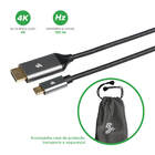 Cabo Usb 4.0 Tipo C Para Hdmi Macho - 4k 120hz - 1,8 Metro