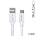 Cabo Usb A 2.0 Para Usb Tipo C Para Celular Smartphone 1m Bra