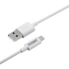 Cabo Usb-a Para Usb-c De 1m 2a Carregamento Rápido Branco