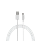 Cabo Usb-a Para Usb-c De 1m 2a Carregamento Rápido Branco