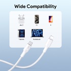 Cabo Usb C/lighting 1hora Macho/macho Máx. 3a 1m Branco