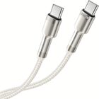 Cabo Usb C Para Usb C 100w Trançado Carregamento Ultra Rápido