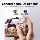 Cabo Usb C Ugreen Para Usb C 90° Macho/macho 3 Metros Preto