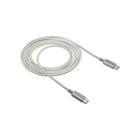 Cabo Usb-c - Usb-c 1,5m Nylon Branco Intelbras Eucc 15nb