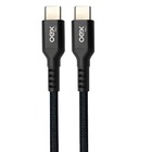 Cabo Usb-c X Usb-c Flat 1m 30w Oex Ce208 Preto