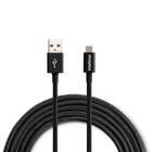 Cabo USB Micro 1,5m Nylon Preto Intelbras