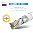 Cabo Usb Para Tipo-c Philips Dlc2528g Dourado
