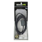 Cabo USB Tipo C HDMI 2m Preto Tblackbox