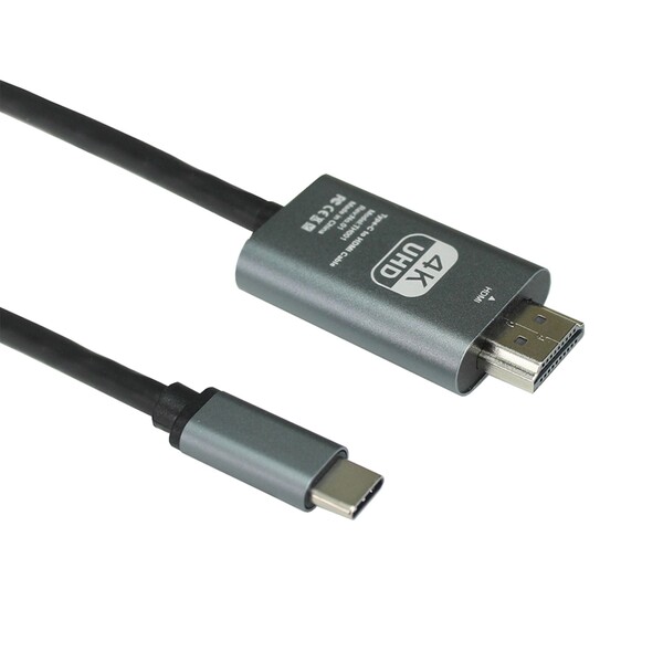 Cabo USB Tipo C HDMI 2m Preto Tblackbox
