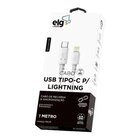 Cabo Usb Tipo C Lightning Iphone Ipad Turbo Certificado