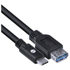 Cabo Usb Tipo C Para Extensor Usb A Femea V3.2 Gen1 5gbps 2 M