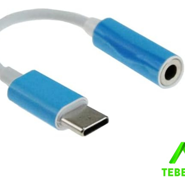 Cabo Usb Tipo C X Jack J2 4c - Fone + Microfone - Tebera