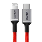 Cabo Usb Ugreen Usb C P/lightning Max 3a 1metro Vermelho