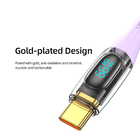 Cabo Usb Usams Usb A Pra Tipo C 6a 66w 1.2metros Púrpura