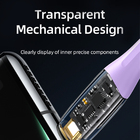 Cabo Usb Usams Usb A Pra Usb C Máx 6a 66w 2metro Púrpura