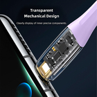 Cabo Usb Usams Usb C Para Usb C Pd 100w 1.2 Metros Bege