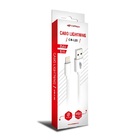 Cabo Usb X Lightning 2m 2a Cb-l20wh Branco C3 Tech