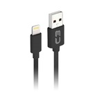 Cabo Usb X Lightning 2m 2a Cb-l21bk Preto C3plus C3 Tech