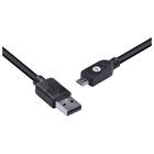 Cabo Usb X Micro Usb B 2.0 5 Pinos 2 Metros Preto - Musb-2