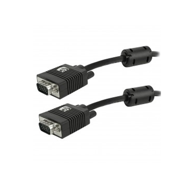Cabo Vga Macho X Macho 5 Metros Com Filtro Preto 018-9555 - C