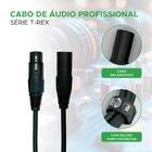 Cabo Xlr Macho Para Xlr Fêmea 2 Metros Profissional
