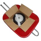 Caçamba Plástica Sem Furação Para Carrinho De Mão Vermelha 60