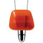 Caçamba Plástica Sem Furação Para Carrinho De Mão Vermelha 60