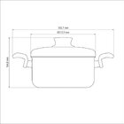 Cacarola 20cm 3 0l Paris Grafite Aluminio Com Revestimento An