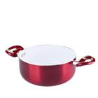 Caçarola 20cm Cerâmica Com Tampa De Vidro Lumina Casa Do Chef