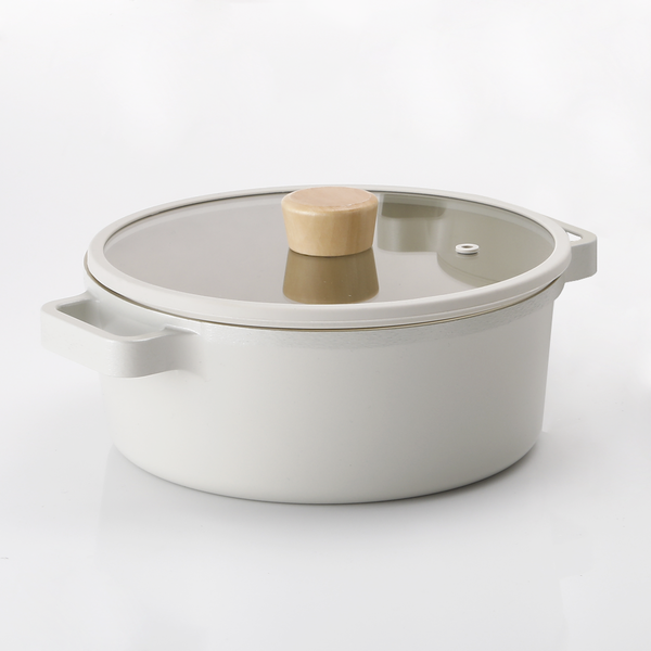 Caçarola 24cm/3,0l - Indução, Neoflam, Fika, Cor Pérola, Alum