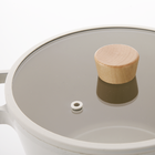 Caçarola 24cm/3,0l - Indução, Neoflam, Fika, Cor Pérola, Alum