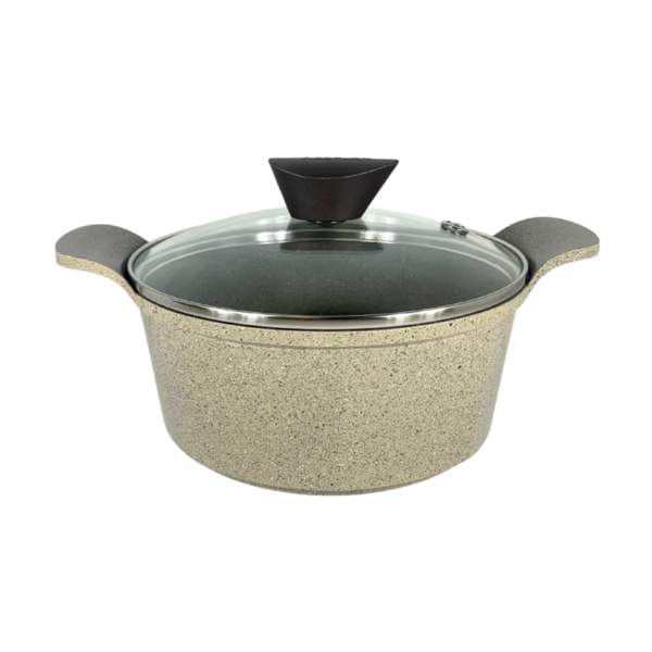 Caçarola 24cm/4,6l Com Revestimento Cerâmico - Marble - Neofl