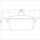 Cacarola 24cm 5 0l Paris Grafite Aluminio Com Revestimento An