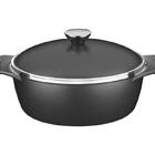 Cacarola 26cm 5 0l Lyon Grafite Aluminio Com Revestimento Ant