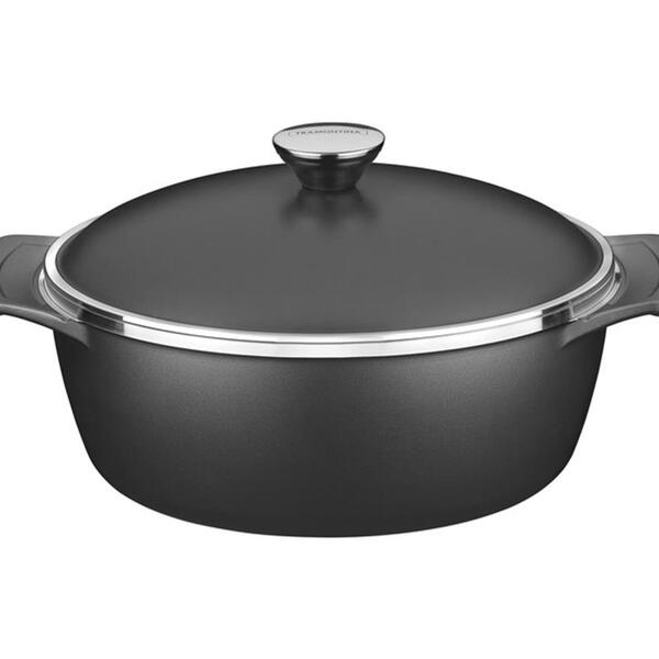 Cacarola 26cm 5 0l Lyon Grafite Aluminio Com Revestimento Ant