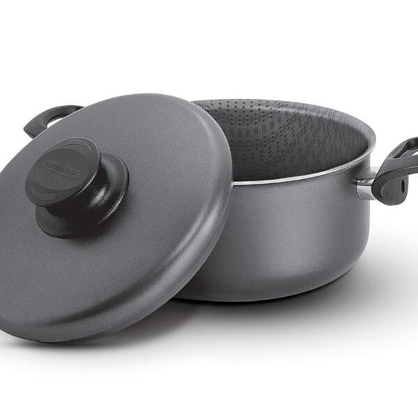 Cacarola 28cm 8 3l Paris Grafite Aluminio Com Revestimento An