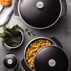 Cacarola 30cm 7 0l Lyon Grafite Aluminio Com Revestimento Ant