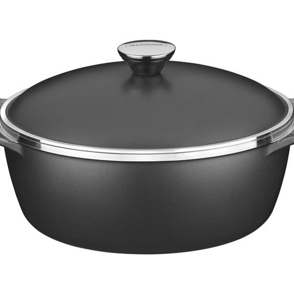 Cacarola 30cm 7 0l Lyon Grafite Aluminio Com Revestimento Ant