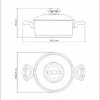 Caçarola Aço Inox 2,90 L Solar Prata Tramontina