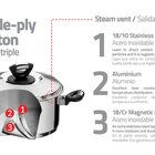 Caçarola Aço Inox 2,90 L Solar Prata Tramontina