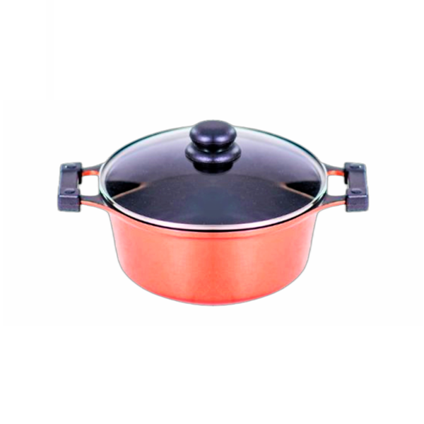 Caçarola Alça Baquelite Cobre Antiaderente Carola Tv 22cm