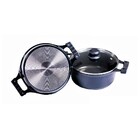 Caçarola Alça Baquelite Preta Antiaderente Carola Tv 22cm