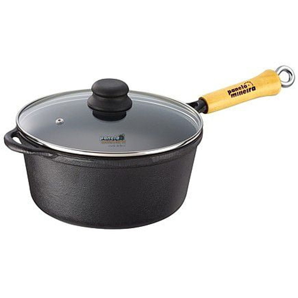 Caçarola Alça De Madeira Tampa Vidro 4 0 Litros 25 Cm