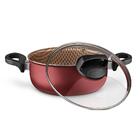 Caçarola Alumínio Antiaderente Cereja Flora N 20 Mta Cód. 8693