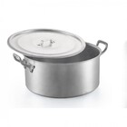 Caçarola Alumínio Com Aba Hotel Número 20 Modelo Polido