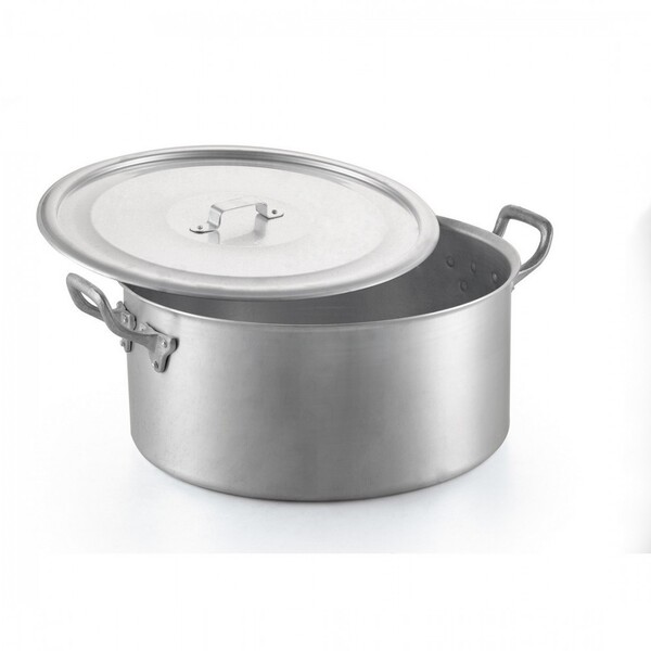 Caçarola Alumínio Com Aba Hotel Número 20 Modelo Polido