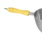 Caçarola Alumínio Polido Japi Cabo Madeira Sem Tampa 16cm